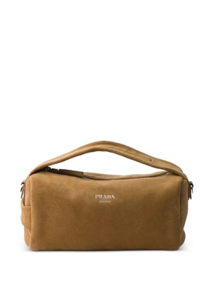 Prada suede shoulder bag - Brown