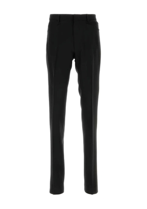 TOM FORD pressed-crease trousers - Black