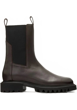 AllSaints Hallie pull-tab lug-sole boots - Brown