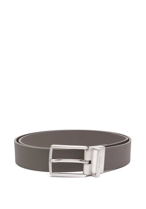 Lacoste Chantaco reversible leather belt - Brown