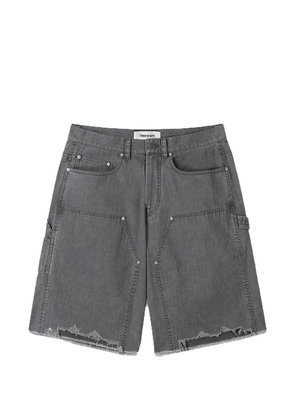 TONYWACK frayed shorts - Grey