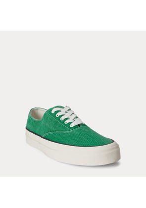 Keaton Washed Canvas Trainer