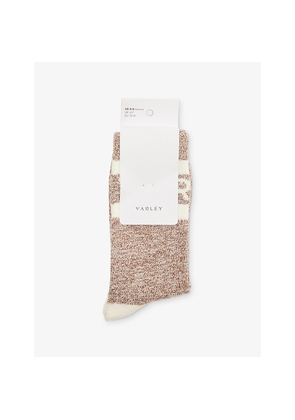 Womens Varley Spencer Branded Stretch-Woven Socks