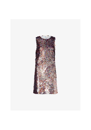 Womens JW Anderson Sleeveless Sequin-Embellished Mini Dress