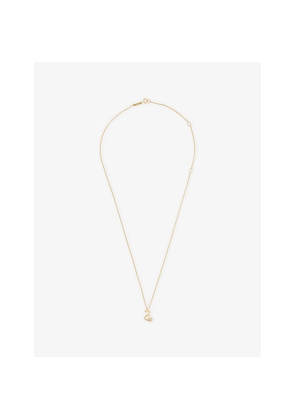 Womens PDPAOLA Initial Z 18ct Gold-Plated 925 Sterling Silver Pendant Necklace