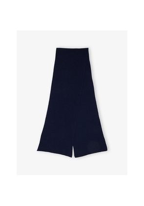 Mens Sunspel Ribbed Cashmere Scarf