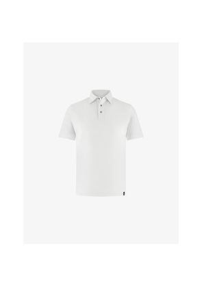 Mens Boggi Regular Short-Sleeve Cotton and Silk-Blend Polo