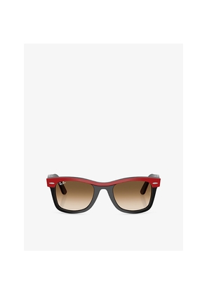 Ray-Ban Rb2240 Wayfarer Rectangle-Frame Acetate Sunglasses