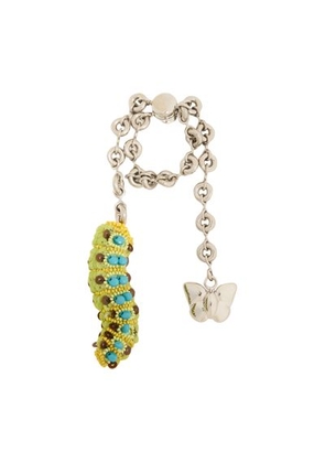 Bead chain bag charm