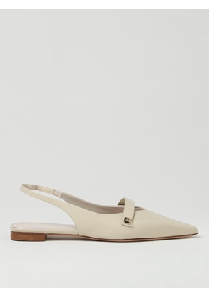 Flat Shoes MAX MARA Woman color Yellow Cream