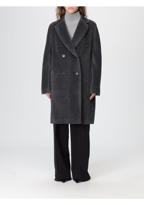 Fur Coat 'S MAX MARA Woman color Grey