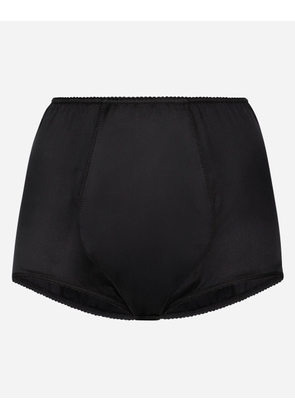 Dolce & Gabbana Guaina - Woman Underwear Black Silk 3