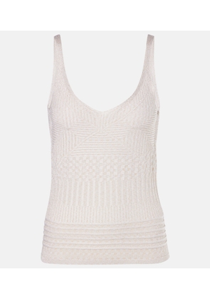 Missoni Metallic jersey tank top