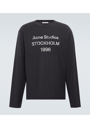 Acne Studios Logo distressed jersey T-shirt