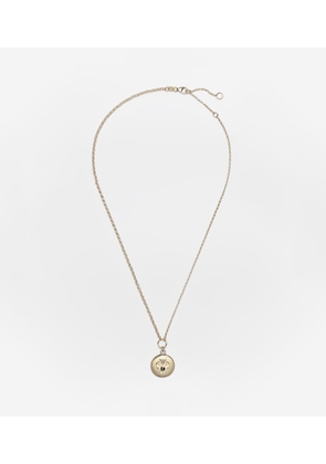 FoundRae Protection 18kt gold chain necklace with diamonds