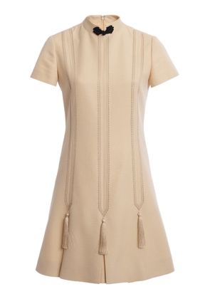 Valentino Garavani Tassel-Detailed Silk Mini Dress - Moda Operandi