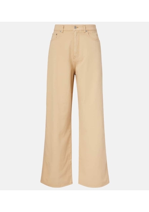 Miu Miu High-rise wide-leg jeans
