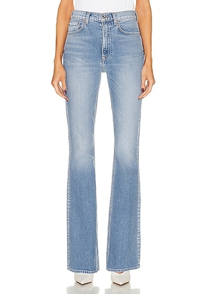 GRLFRND Carine High Stretch Flare Jeans in Cojo Bay - Denim-Light. Size 23 (also in ).