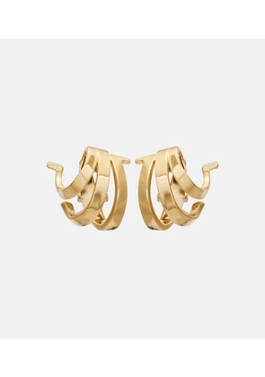 Ferragamo Triple Gancini clip-on earrings