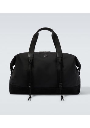 Moncler Leather-trimmed duffel bag