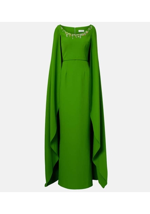 Safiyaa Agata embellished crepe gown