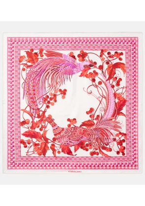 Ferragamo Printed silk scarf