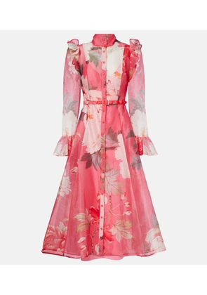 Leo Lin Katrina floral midi dress