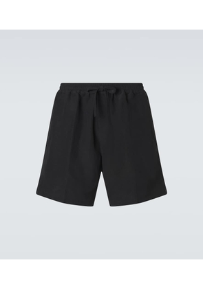 Umit Benan Julian linen and silk Bermuda shorts