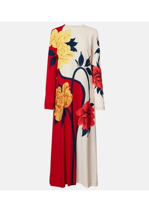 La DoubleJ Swing floral jersey maxi dress