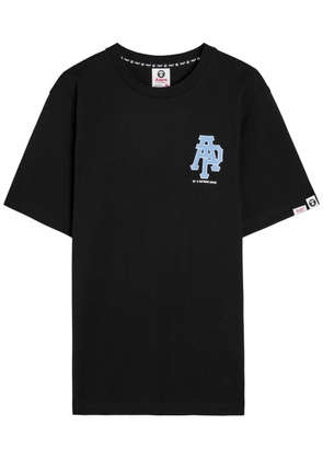 Aape New Camo Printed Cotton T-shirt - Black - L