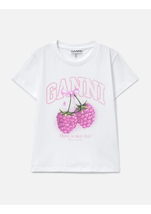 Baby Fit T-Shirt With Raspberry