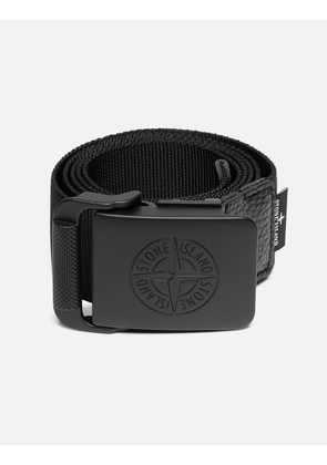 Nylon Tape Belt With Compass Logo Buckle