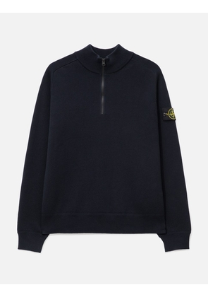 Ribbed Soft Organic Cotton Half-Zip Jumper