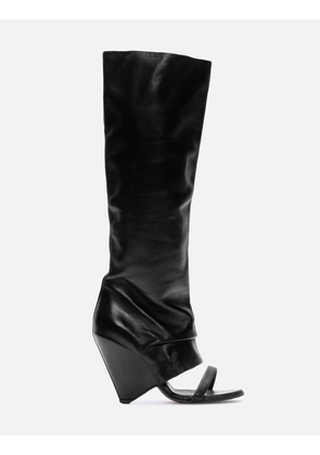 MMM Open Toes Leather Boots