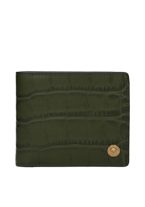 Versace Green Leather Wallet