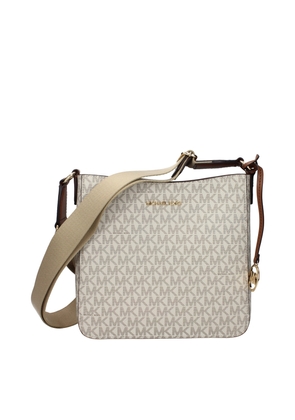Michael Kors Beige Fabric Crossbody Bag