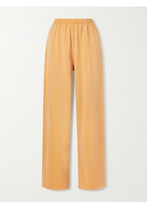Acne Studios - Cotton Logo-printed Sweatpants - Orange - xx small,x small,small,medium,large
