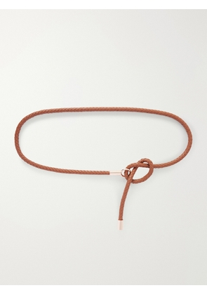 Gabriela Hearst - Rope Woven Leather Belt - Brown - XS,S,M,L