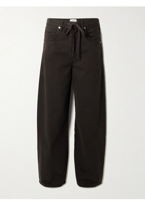 Citizens of Humanity - Brynn Drawstring Mid-rise Wide-leg Jeans - Brown - 23,24,25,26,27,28,29,30,31,32