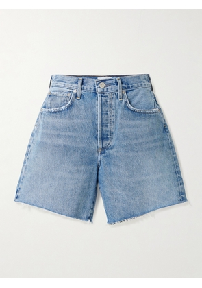 Citizens of Humanity - Marlow Frayed Denim Shorts - Blue - 23,24,25,26,27,28,29,30,31,32