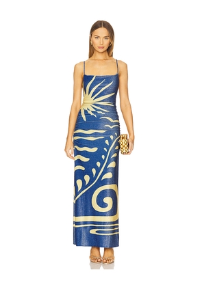 Cala de la Cruz Kim Dress in Blue. Size M. Also in L.