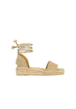 Castaner Silvia Espadrille in Neutral. Size 39. Also in 38.