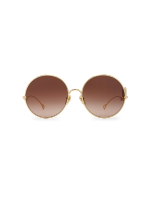 Chloe Iconic Sunglasses in Metallic Gold.