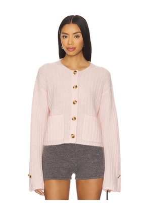 By Malene Birger Cierrou Rib Cardigan in Pink. Size S. Also in M.