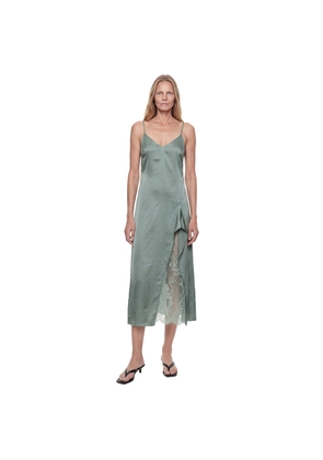 Satin Slip Midi Dress