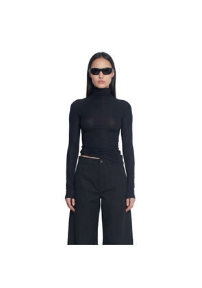 Super High Neck L/S Top