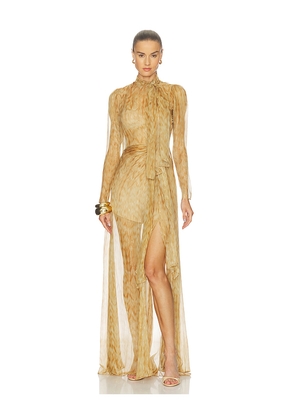Alexis Lexia Dress in Metallic Gold. Size XS. Also in S.