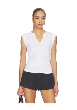 Bobi Kaia Muscle Tee in White. Size XS. Also in S, M, L, XL.