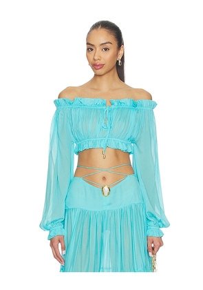 Cin Cin Ipanema Top in Teal. Size XS. Also in S, M, L, XL.