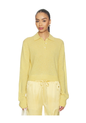 Eterne Barrett Sweater in Yellow. Size XS/S. Also in M/L, L/XL.